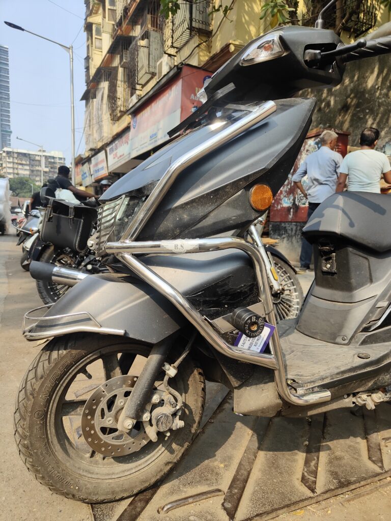 Suzuki Avenis Fat Crash Guard With Headlight Grill Stainless Steel