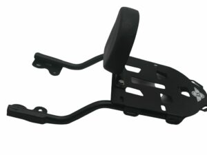 HERO XPULSE BACKREST WITH LAZER CUTTING PLATE IN STAINLESS STEEL BLACK POWDER COATED