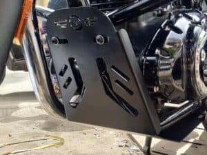 HONDA HINESS AND RS BASEPLATE IN STAINLESS STEEL BLACK POWDER COATED