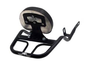 HONDA HINESS PIPE BACK REST IN STAINLESS STEEL(BLACK POWDER COATED)