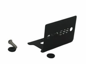 HONDA HINESS MASTER CYLINDER CAP IN STAINLESS STEEL(BLACK POWDER COATED)