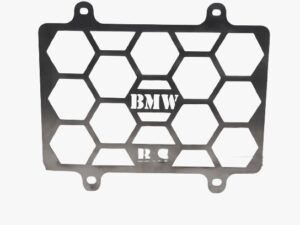 BMW GS310 RADIATOR COVER IN STAINLESS STEEL