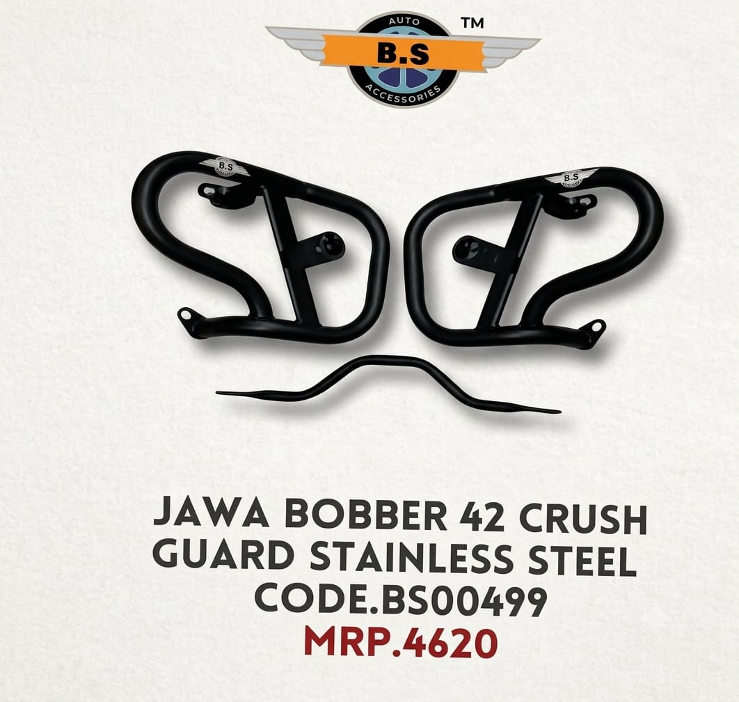 JAWA SLIDER GUARD IN STAINLESS STEEL (BLACK POWDER COATED)
