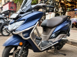 Suzuki Burgman Slider Guard, Matting & Black Backrest Set of 3
