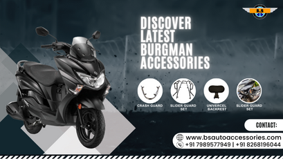 Suzuki burgman deals accessories india