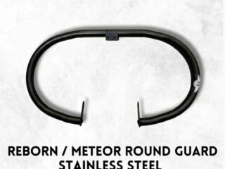 VINTAGE ROUND LEG GUARD FOR NEW CLASSIC REBORN & STANDARD, STAINLESS STEEL RUSTFREE PRODUCT BLACK POWDER COATED.