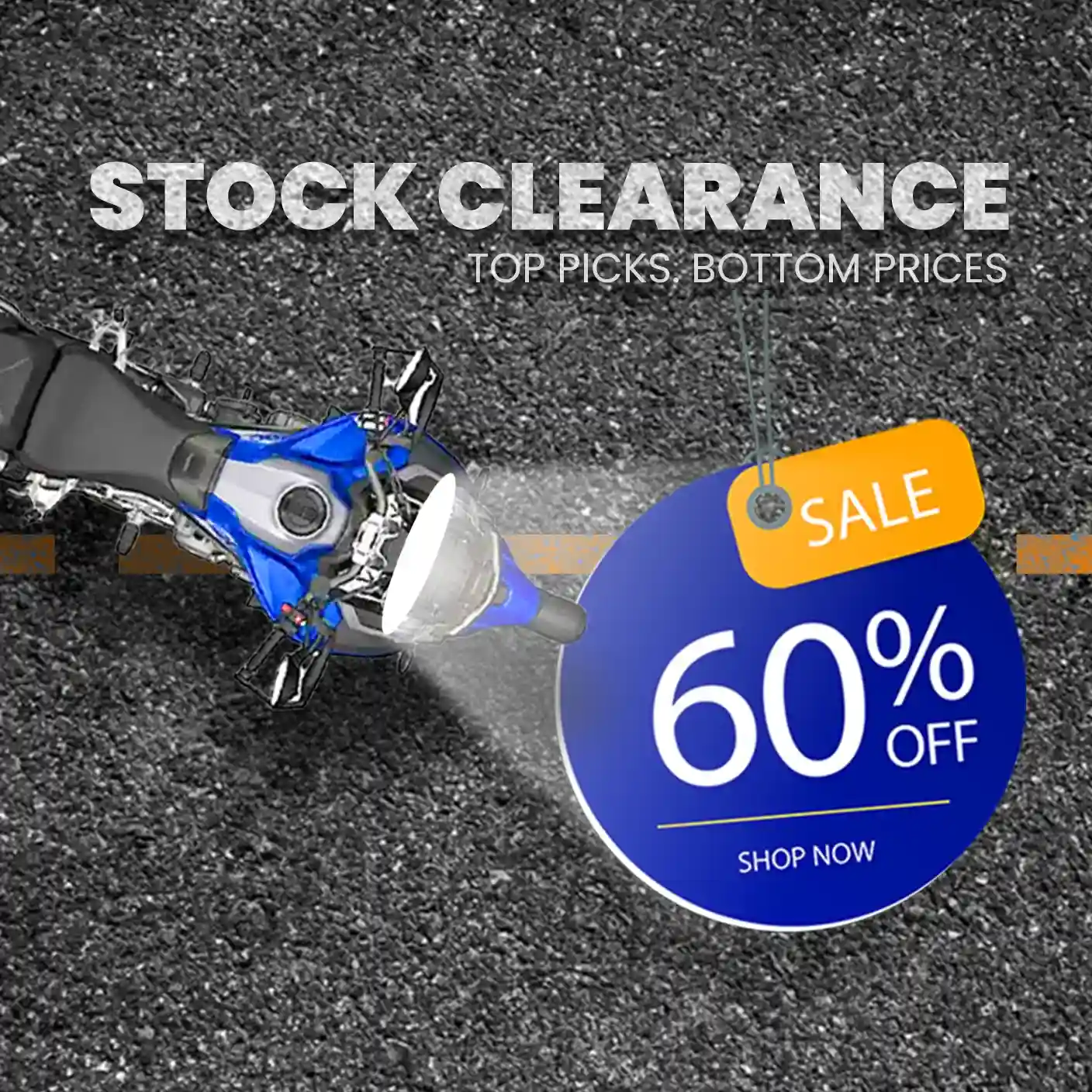 Stock clearance bike parts - bs auto accessories