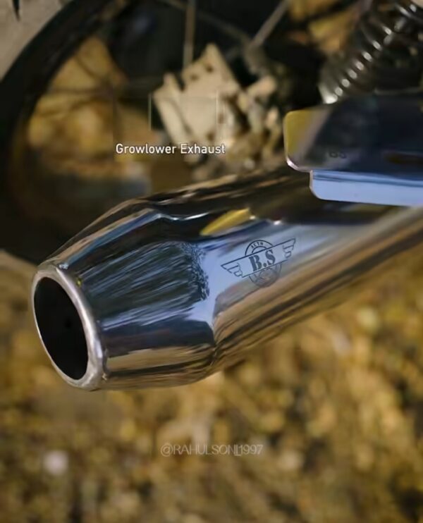 INTERCEPTOR / GT 650 GROWLER EXHAUST GLOSSY CHROME FINISH, RUSTFREE - Image 4