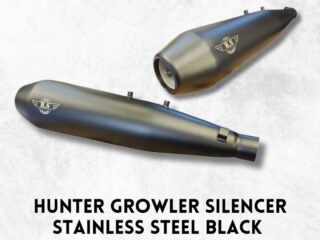 GROWLER EXHAUST FOR HUNTER 350, STAINLESS STEEL RUSTFREE PRODUCT.