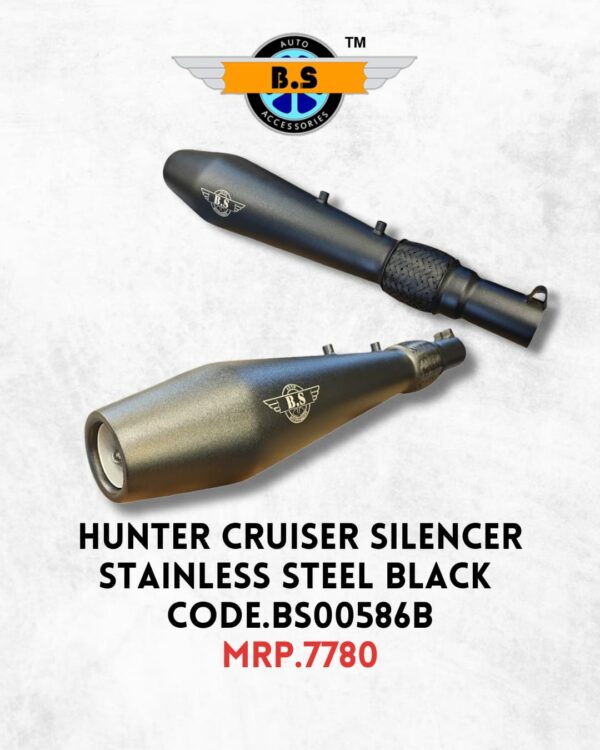CRUISER EXHAUST FOR HUNTER 350, STAINLESS STEEL RUSTFREE PRODUCT, - Image 2