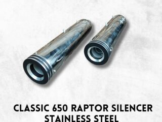 RAPTOR EXHAUST FOR CLASSIC 650, STAINLESS STEEL RUSTFREE EXHAUST