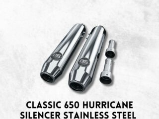 HURRICANE EXHAUST FOR CLASSIC 650, STAINLESS STEEL RUSTFREE PRODUCT