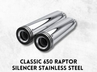 RAPTOR EXHAUST FOR CLASSIC 650, STAINLESS STEEL RUSTFREE EXHAUST