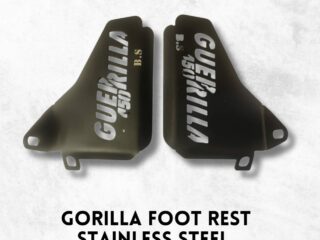 PILLION FOOTREST FOR RE- GUERRILLA 450, STAINLESS STEEL RUSTFREE PRODUCT.