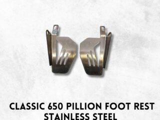 CLASSIC 650 PILLION FOOTREST, STAINLESS STEEL RUSTFREE PRODUCT.