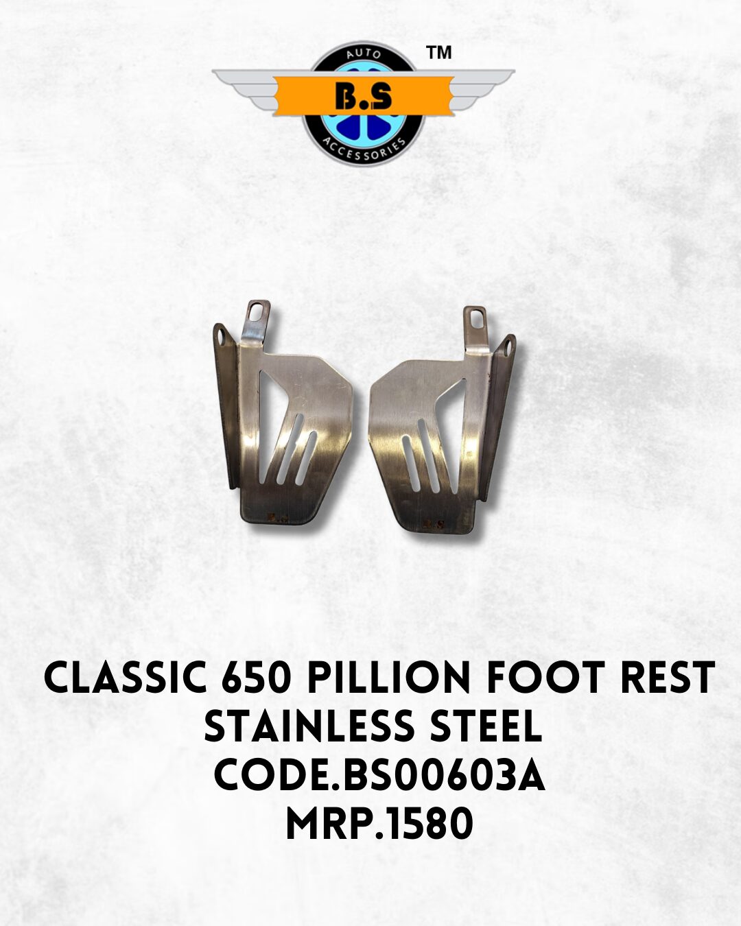 pillion foot rest a