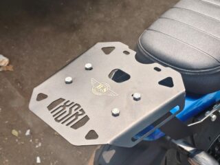 LUGGAGE RACK FOR YAMAHA XSR 155, STAINLESS STEEL RUSTFREE PRODUCT (BLACK)