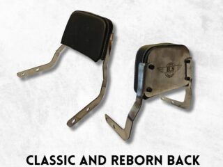 CLASSIC AND REBORN BACKREST STAINLESS STEEL CHROME.