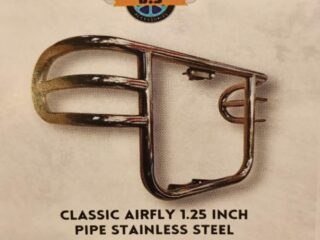 CLASSIC AIRFLY 1.25 INCH PIPE STANLESS STEEL CHROME.