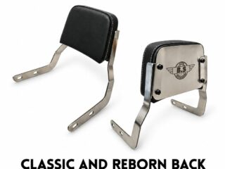 CLASSIC AND REBORN BACKREST STAINLESS STEEL CHROME.