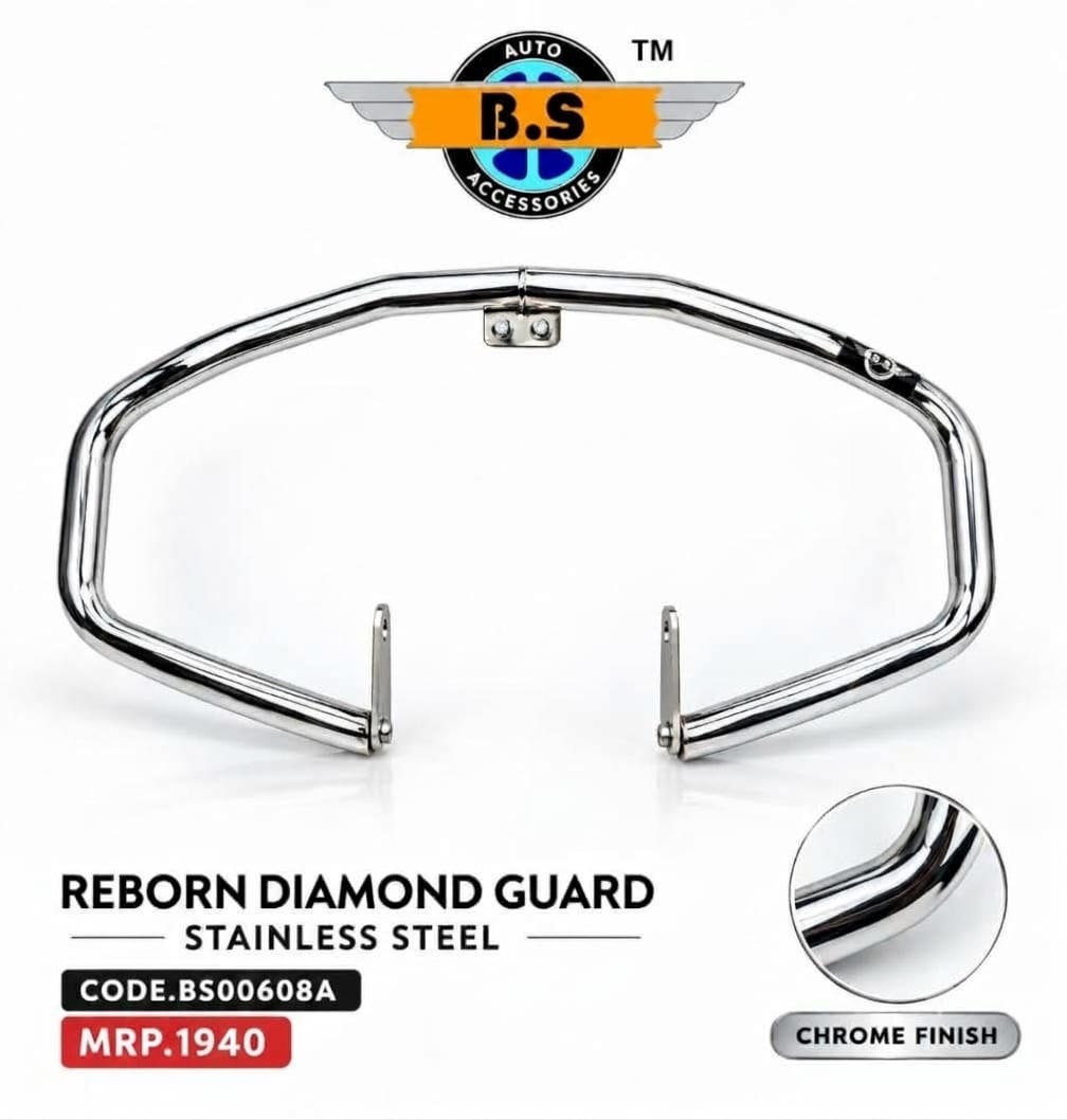 REBORN DIAMOND GUARD STAINLESS STEEL CROME.
