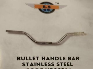 BULLET RD PLAIN HANDLE BARR IN STAINLESS STEEL CHR
