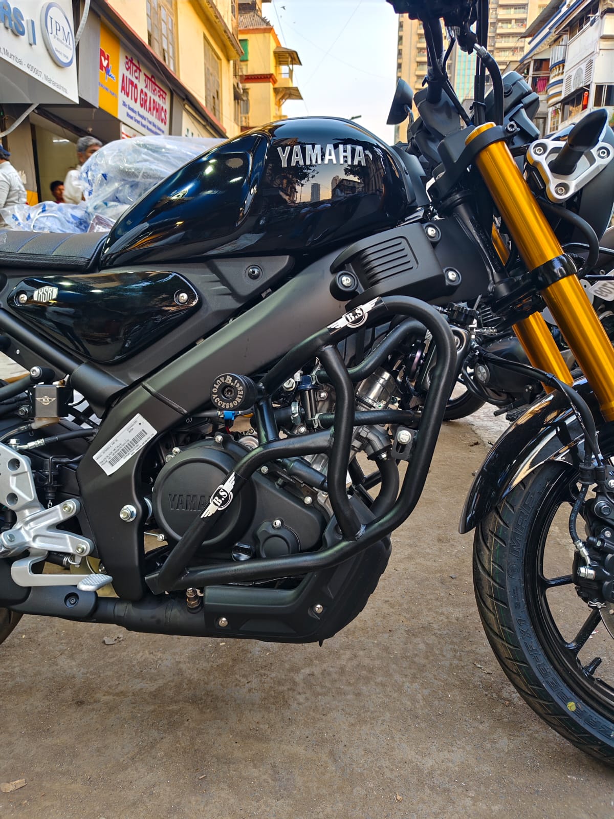 YAMAHA XSR 155 CRASH GUARD, STAINLESS STEEL RUSTFREE PRODUCT