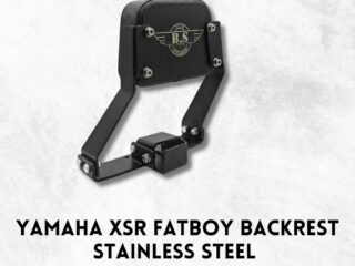 YAMAHA XSR FATBOY BACKREST STAINLESS STEEL BLACK.