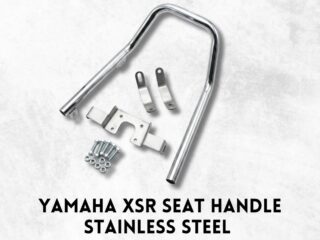 YAMAHA XSR SEAT HANDLE STAINLESS STEEL CHROME .