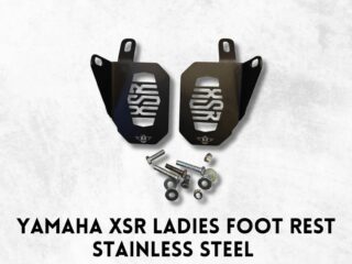 YAMAHA XSR LADIES FOOTREST STAINLESS STEEL BLACK.