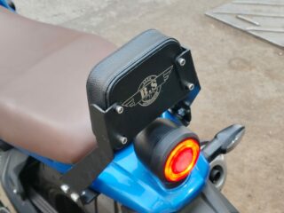 YAMAHA XSR FATBOY BACKREST STAINLESS STEEL BLACK.
