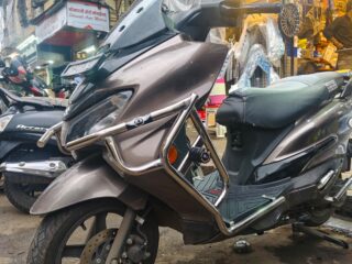 BURGMAN 2026 SLIDER GUARD STAINLESS STEEL CHROME.