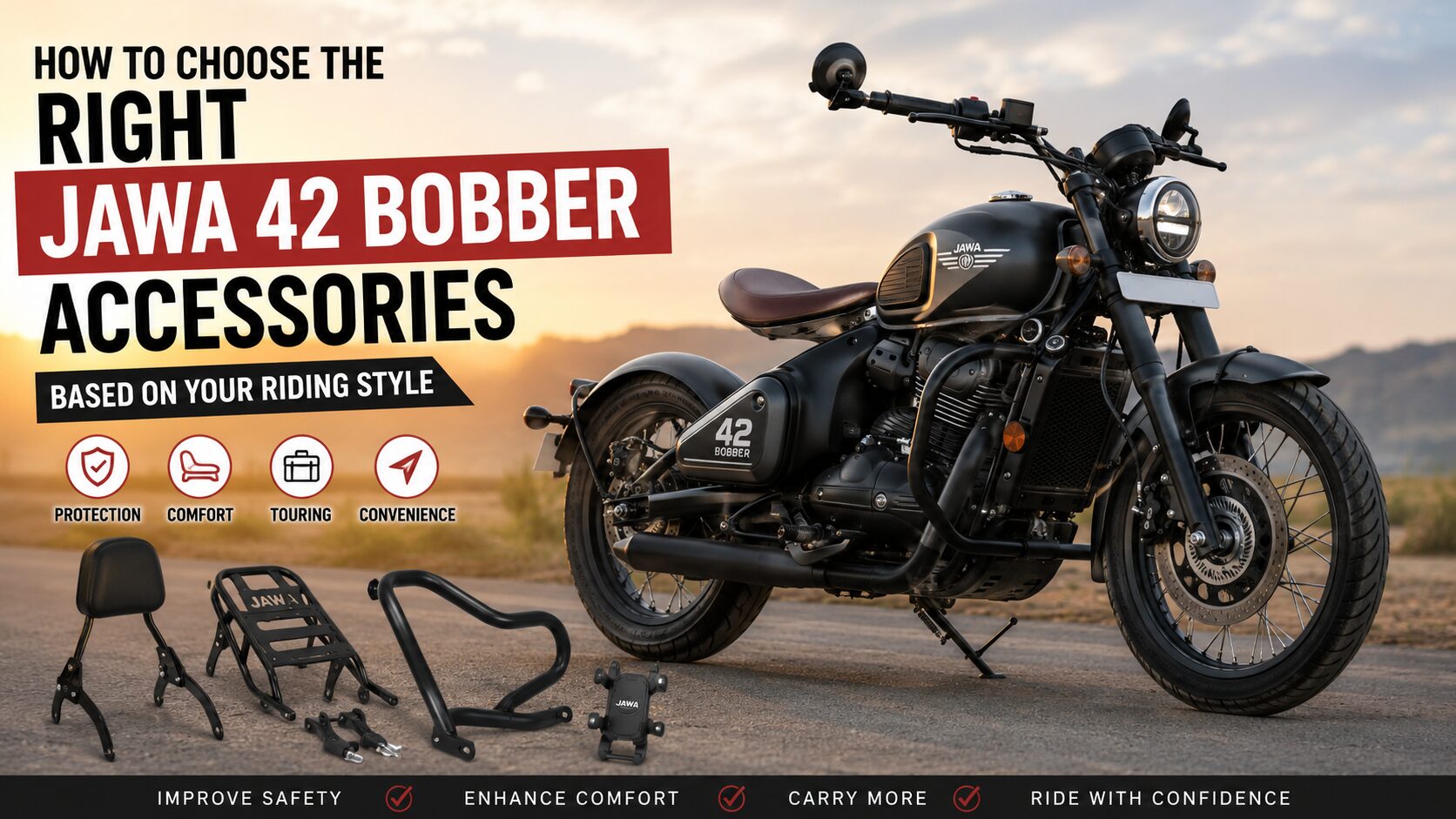 Jawa 42 Bobber accessories