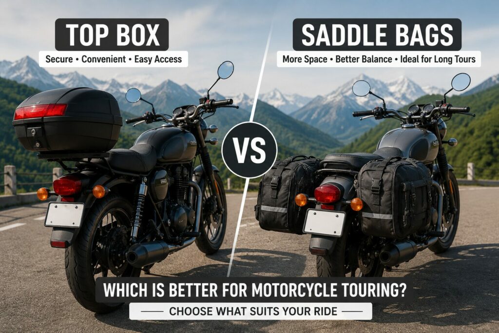 Top Box vs Saddle Bags: Which Is Better for Motorcycle Touring?