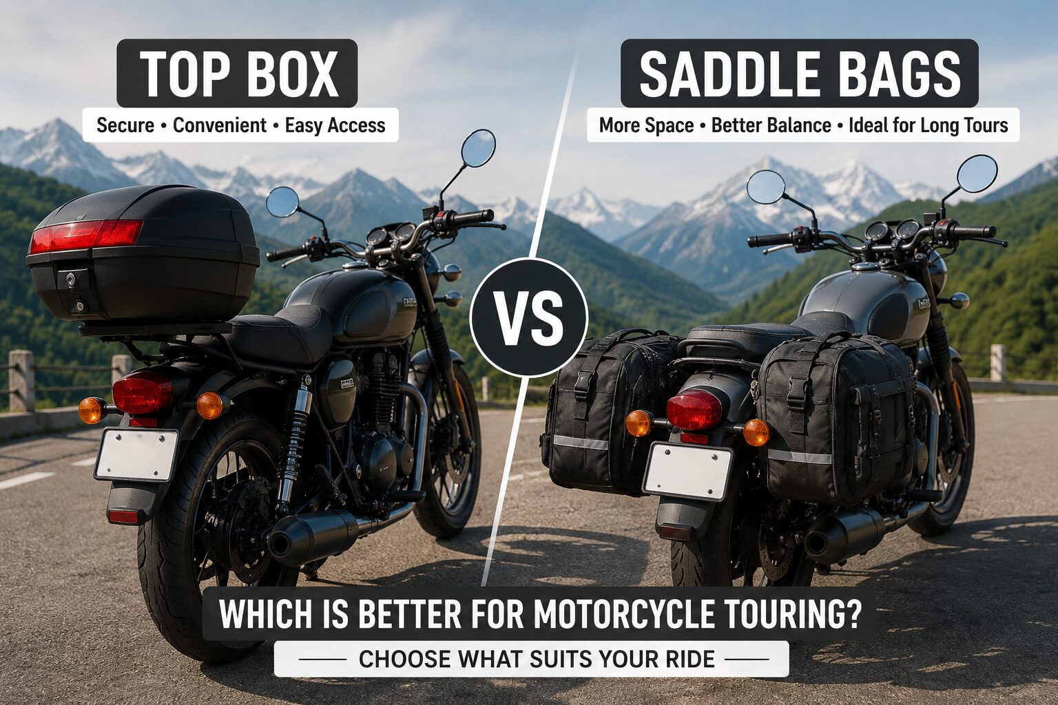 Top Box vs Saddle Bags