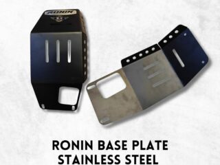 RONIN BASE PLATE STAINLESS STEEL BLACK.