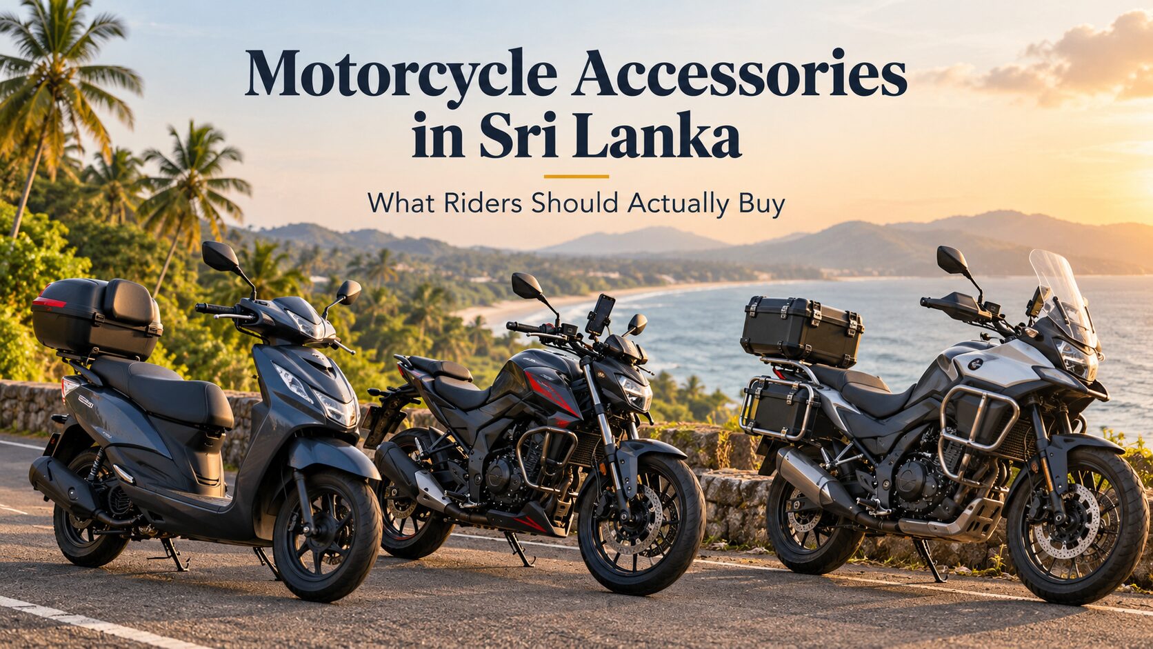Motorcycle Accessories in Sri Lanka: What Riders Should Actually Buy